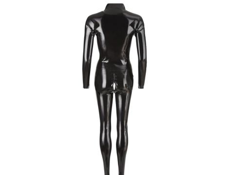 Latex Catsuit black XS - 6
