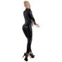 Latex Catsuit black XS - 9