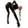 Latex Catsuit black S