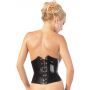 Latex Waist Cincher black M - 4