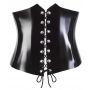 Latex Waist Cincher black M - 9