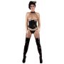 Latex Waist Cincher black XL - 4