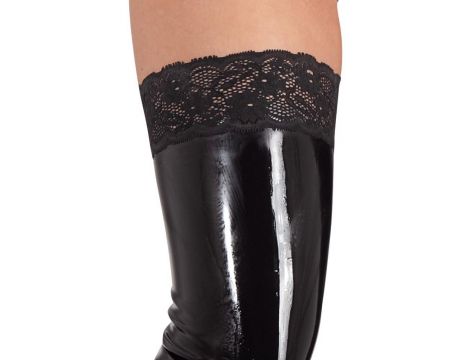 Latex Stockings Lace XS - 5