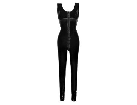Latex Catsuit black M - 3