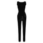 Latex Catsuit black M - 10