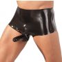 Men's Latex Pants black S/M - 4