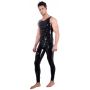 Men's Latex Jumpsuit S - 3
