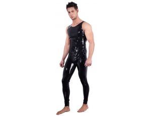 Men's Latex Jumpsuit L
