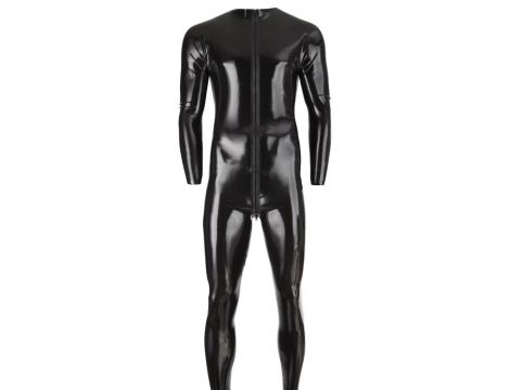 Men's Latex Jumpsuit M - 3