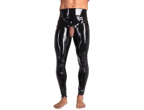 Men's Latex Leggings S - 2