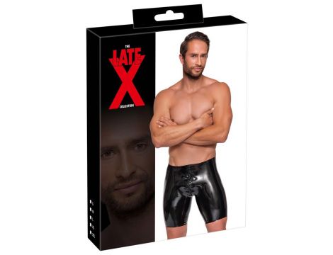 Men's Latex Pants Zip XL - 8