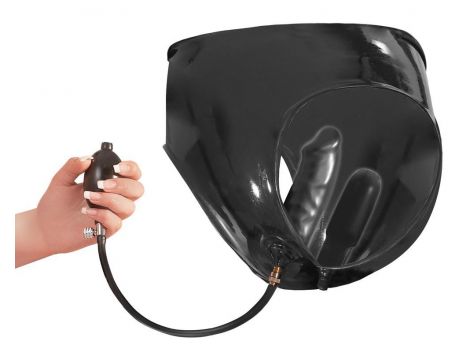 Latex Briefs Pump Dildo S - 5