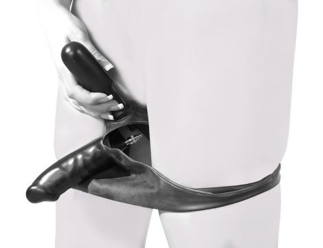 Latex Briefs Pump Dildo S - 7