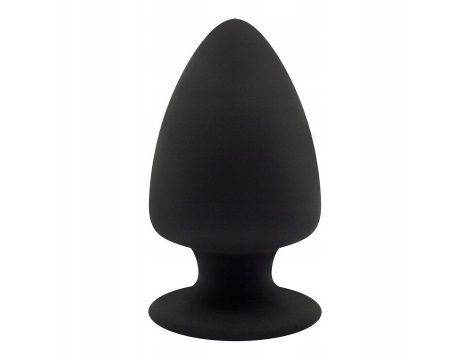 Korek analny Silexd Model 1 L czarny 9 cm - 4