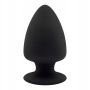 Korek analny Silexd Model 1 L czarny 9 cm - 5