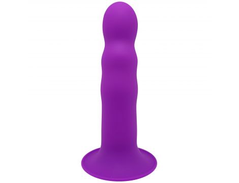 Dildo silikonowe Hitsens 3 Adrien Lastic fioletowe z przyssawką - 2