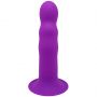 Dildo silikonowe Hitsens 3 Adrien Lastic fioletowe z przyssawką - 3
