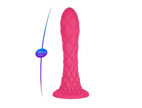 Dildo termoreaktywne Dreamy Silexd Fantasy Line różowe 18 cm