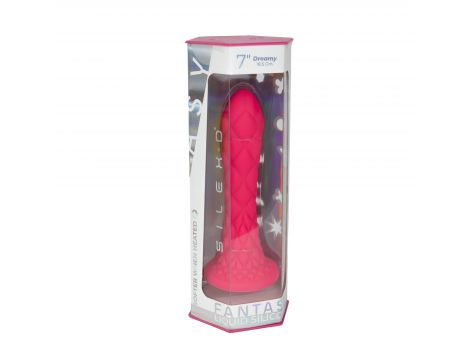 Dildo termoreaktywne Dreamy Silexd Fantasy Line różowe 18 cm - 10