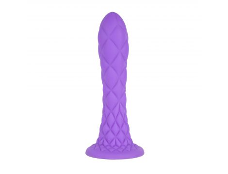 Dildo termoreaktywne Silexd Dreamy liliowe 18 cm - 7