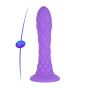 Dildo termoreaktywne Silexd Dreamy liliowe 18 cm - 6