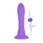 Dildo termoreaktywne Silexd Dreamy liliowe 18 cm - 4