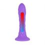 Dildo termoreaktywne Silexd Dreamy liliowe 18 cm - 10