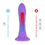 Dildo termoreaktywne Silexd Dreamy liliowe 18 cm - 7