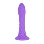 Dildo termoreaktywne Silexd Dreamy liliowe 18 cm - 8