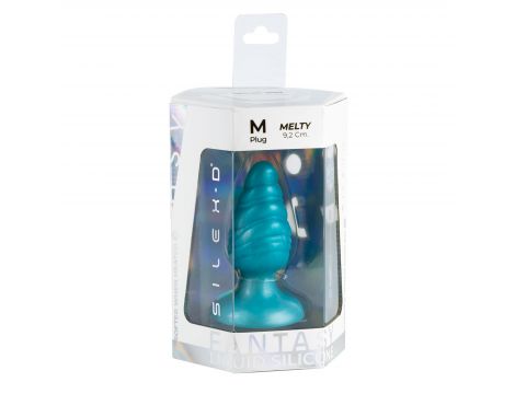 Korek analny termoreaktywny Melty Silexd M 9 cm - 2