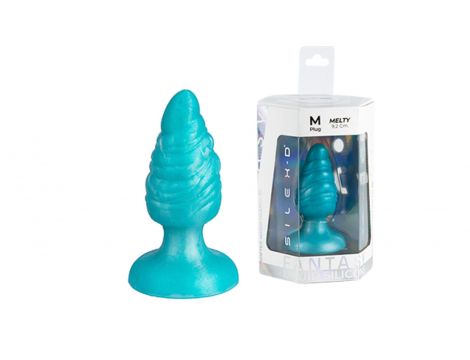 Korek analny termoreaktywny Melty Silexd M 9 cm - 6