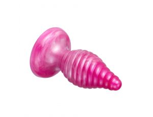Korek analny Cherry Silexd spiralny perłowo różowy 9,2 cm