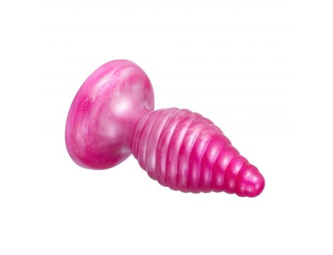 Korek analny Cherry Silexd spiralny perłowo różowy 9,2 cm