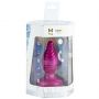 Korek analny Cherry Silexd spiralny perłowo różowy 9,2 cm - 7