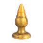 Korek analny Goldy Silexd złoty termoreaktywny M 9,2cm - 3