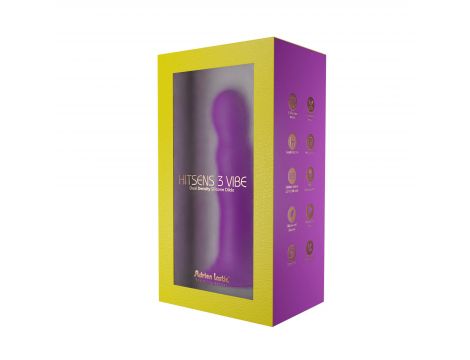 Wibrator realistyczny Adrien Lastic Hitsens 3 lila ładowalny 18 cm - 6