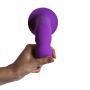 Wibrator realistyczny Adrien Lastic Hitsens 3 lila ładowalny 18 cm - 6
