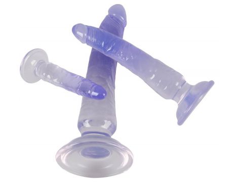 Zestaw dildo analnych Crystal 3 sztuki PVC - 3