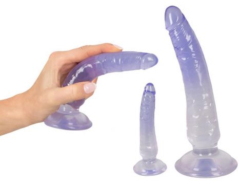 Zestaw dildo analnych Crystal 3 sztuki PVC - 5