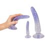 Zestaw dildo analnych Crystal 3 sztuki PVC - 6