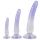 Zestaw dildo analnych Crystal 3 sztuki PVC