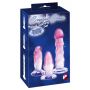 Zestaw dildo analnych Crystal PVC 3 sztuki - 9