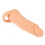 Masturbator z przedłużką Nature Skin Medium 18,5 cm - 3