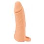 Masturbator z przedłużką Nature Skin Medium 18,5 cm - 6