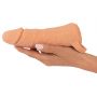 Masturbator z przedłużką Nature Skin Medium 18,5 cm - 10