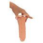 Masturbator z przedłużką Nature Skin Medium 18,5 cm - 12