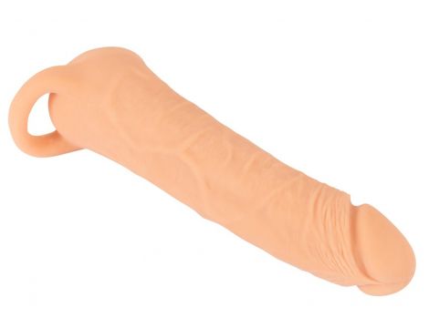Realistyczny masturbator z extenderem Nature Skin Large 23,8 cm - 4