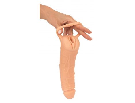 Realistyczny masturbator z extenderem Nature Skin Large 23,8 cm - 9