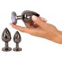 ANOS Metal Butt Plug Set Diamo - 4