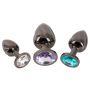 ANOS Metal Butt Plug Set Diamo - 3